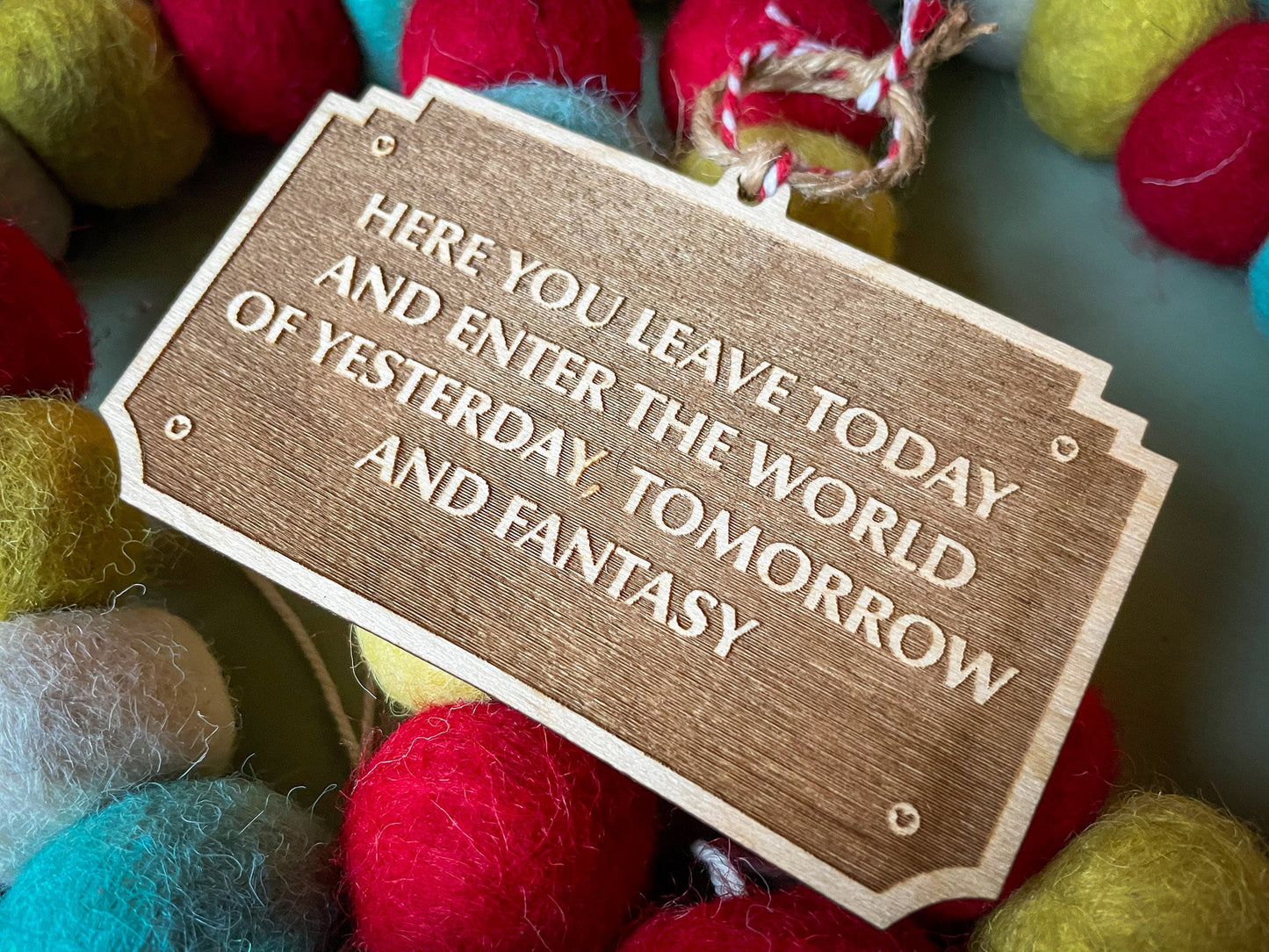 Disneyland Entrance Sign Christmas Ornament | Holiday Gift | Disney Gift | Disney Christmas | Disney Ornament