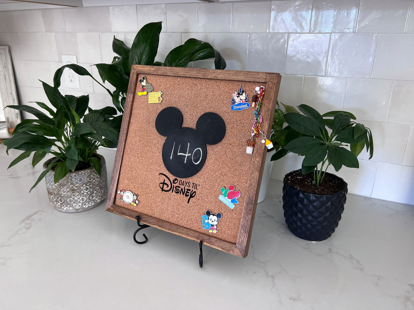 Disney Pin Trading Board & Countdown To Disney Combination | Pin Trader Board | Pin Display Board | Countdown to Disney with Stand