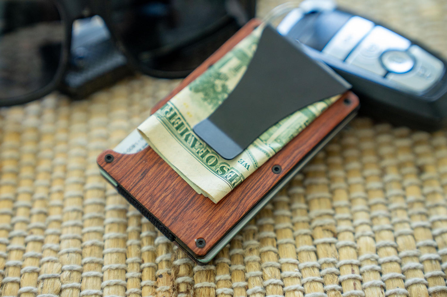 Engraved Wood Wallet with RFID Protection Personalized | Perfect Father's Day Gift | Groomsmen Gift | Christmas Gift