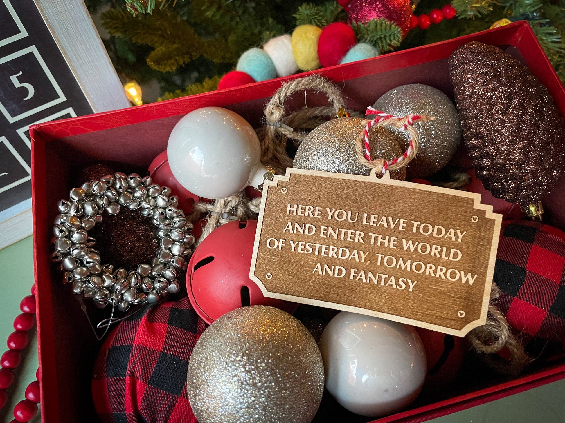 Disneyland Entrance Sign Christmas Ornament | Holiday Gift | Disney Gift | Disney Christmas | Disney Ornament