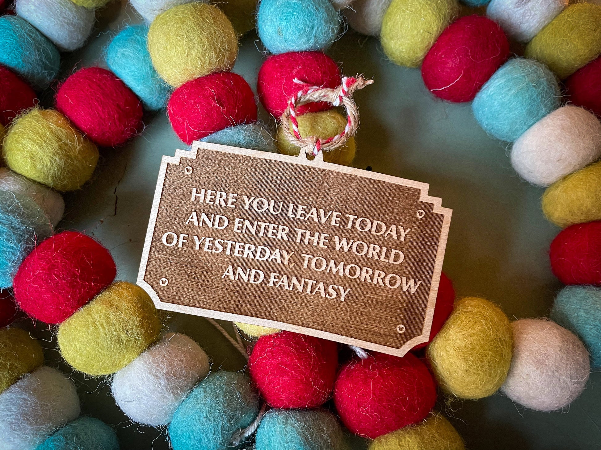 Disneyland Entrance Sign Christmas Ornament | Holiday Gift | Disney Gift | Disney Christmas | Disney Ornament