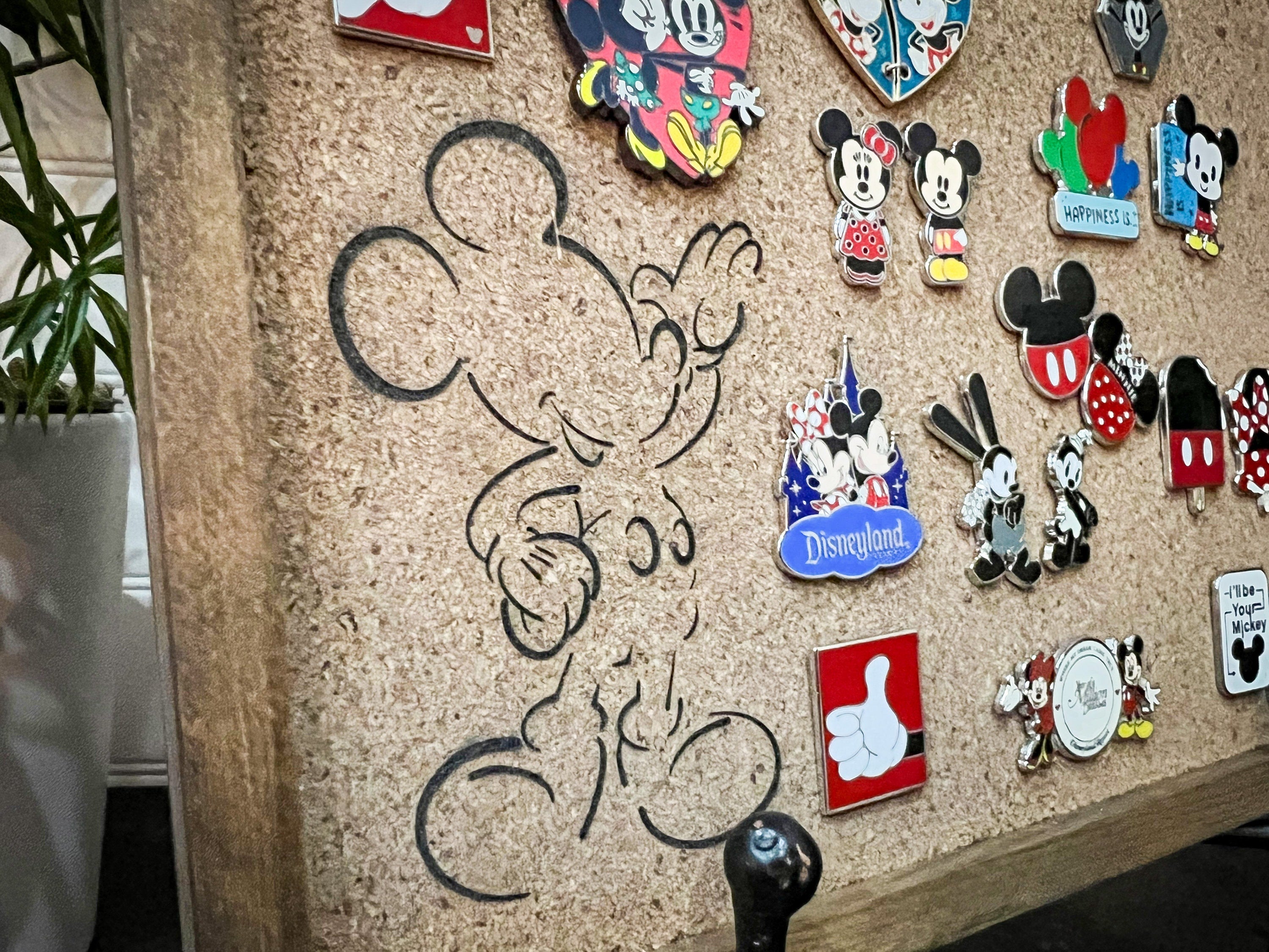 Disney Inspired Pin Display Shadowbox deals (Minnie Mouse), Corkboard, Cork Display