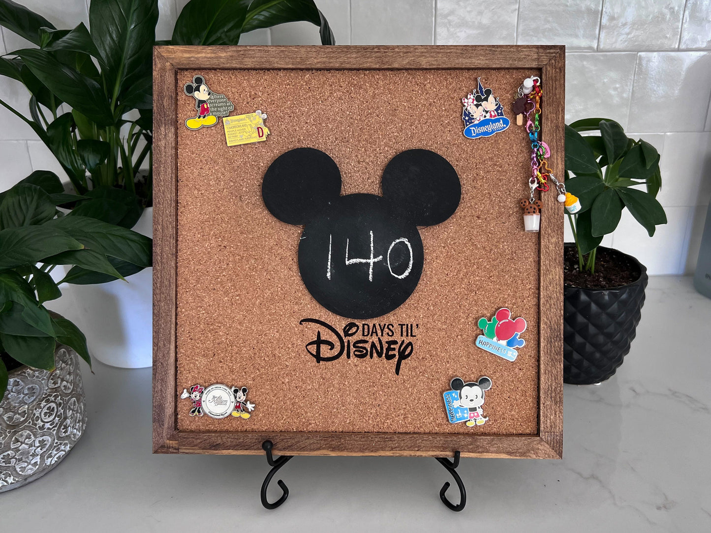 Disney Pin Trading Board & Countdown To Disney Combination | Pin Trader Board | Pin Display Board | Countdown to Disney with Stand