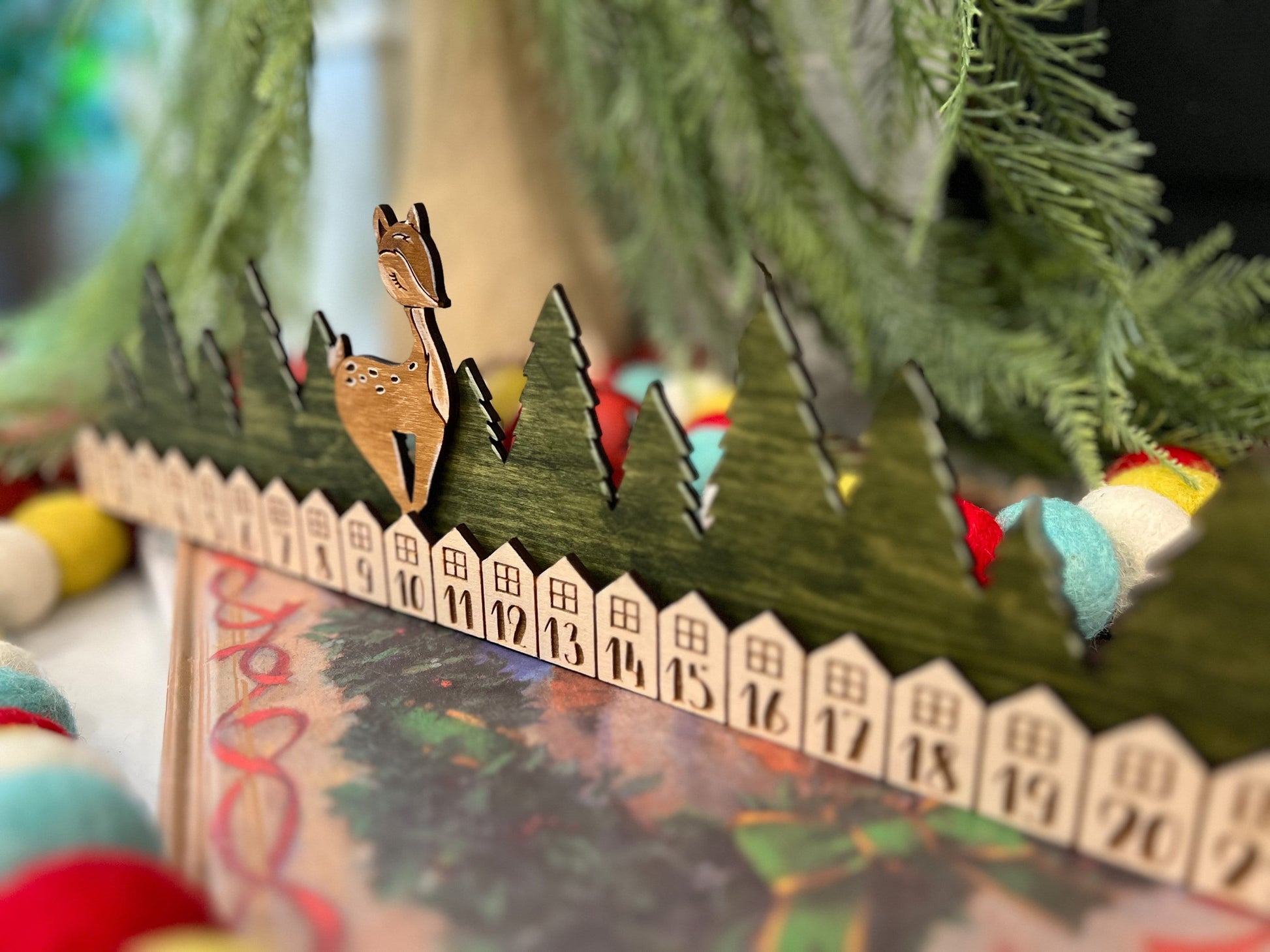 Christmas Advent Calendar with Reindeer | Advent Calendar I Rudolf Advent Calendar l Christmas Countdown