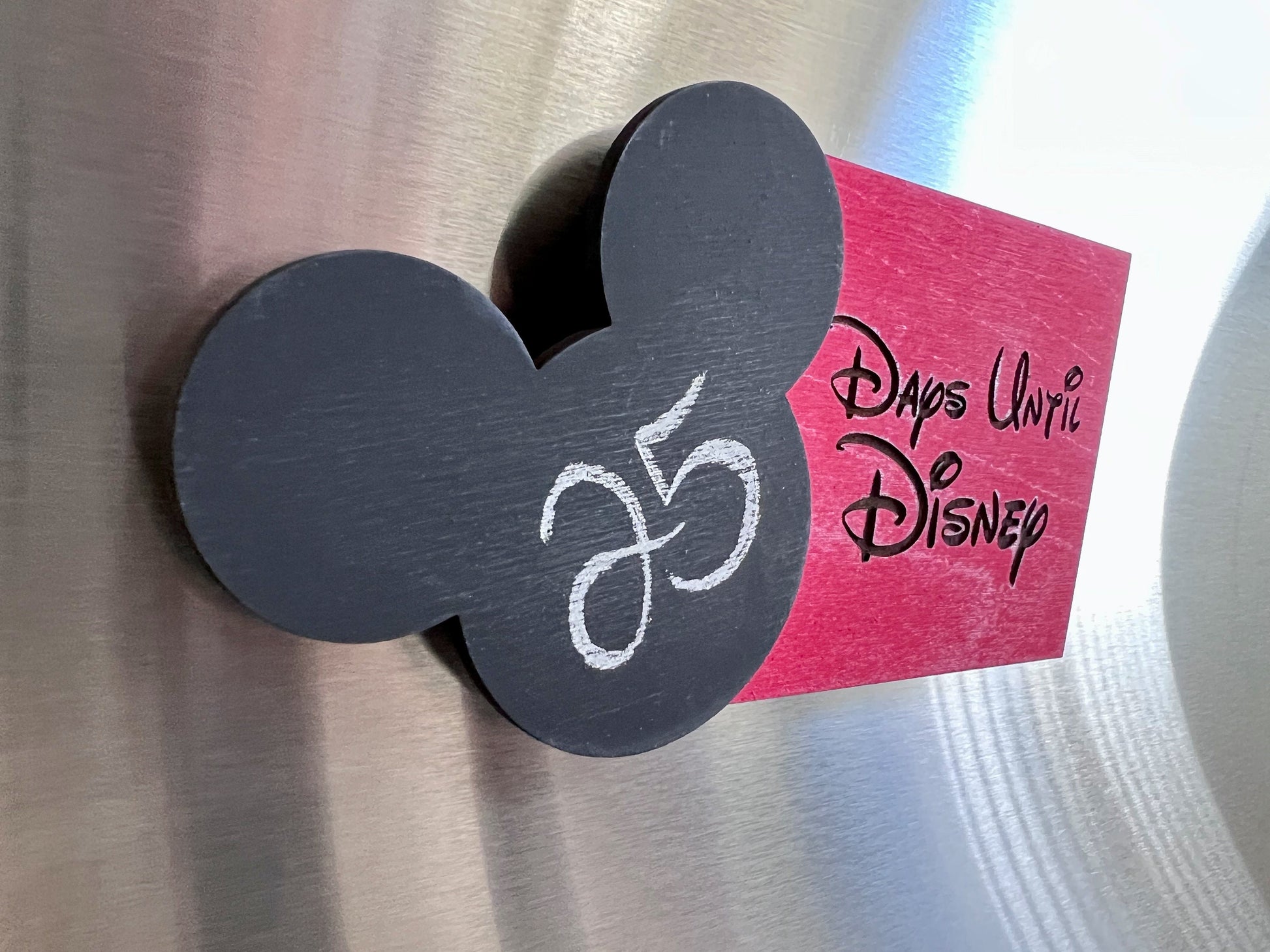 Countdown to Disneyland or Disneyworld Magnet, Countdown the number of days until your Disney Trip with this countdown fridge magnet.