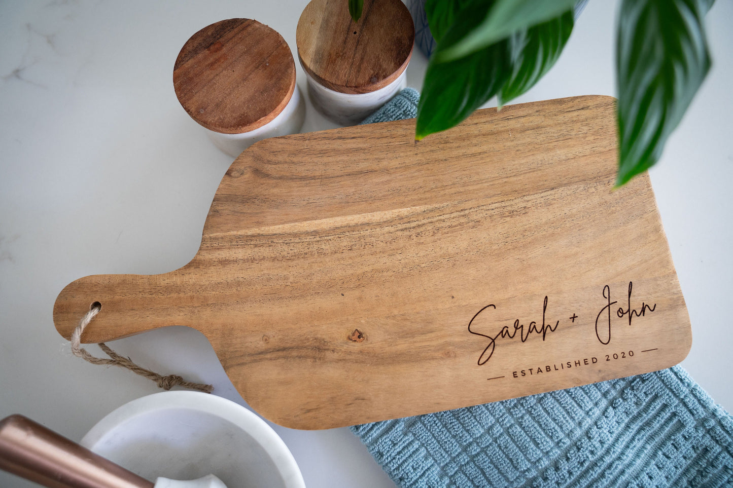 Custom Cutting Board With Names & Date, Engraved Wedding Cutting Board, Engraved Anniversary Gift, Personalized Wedding Gift