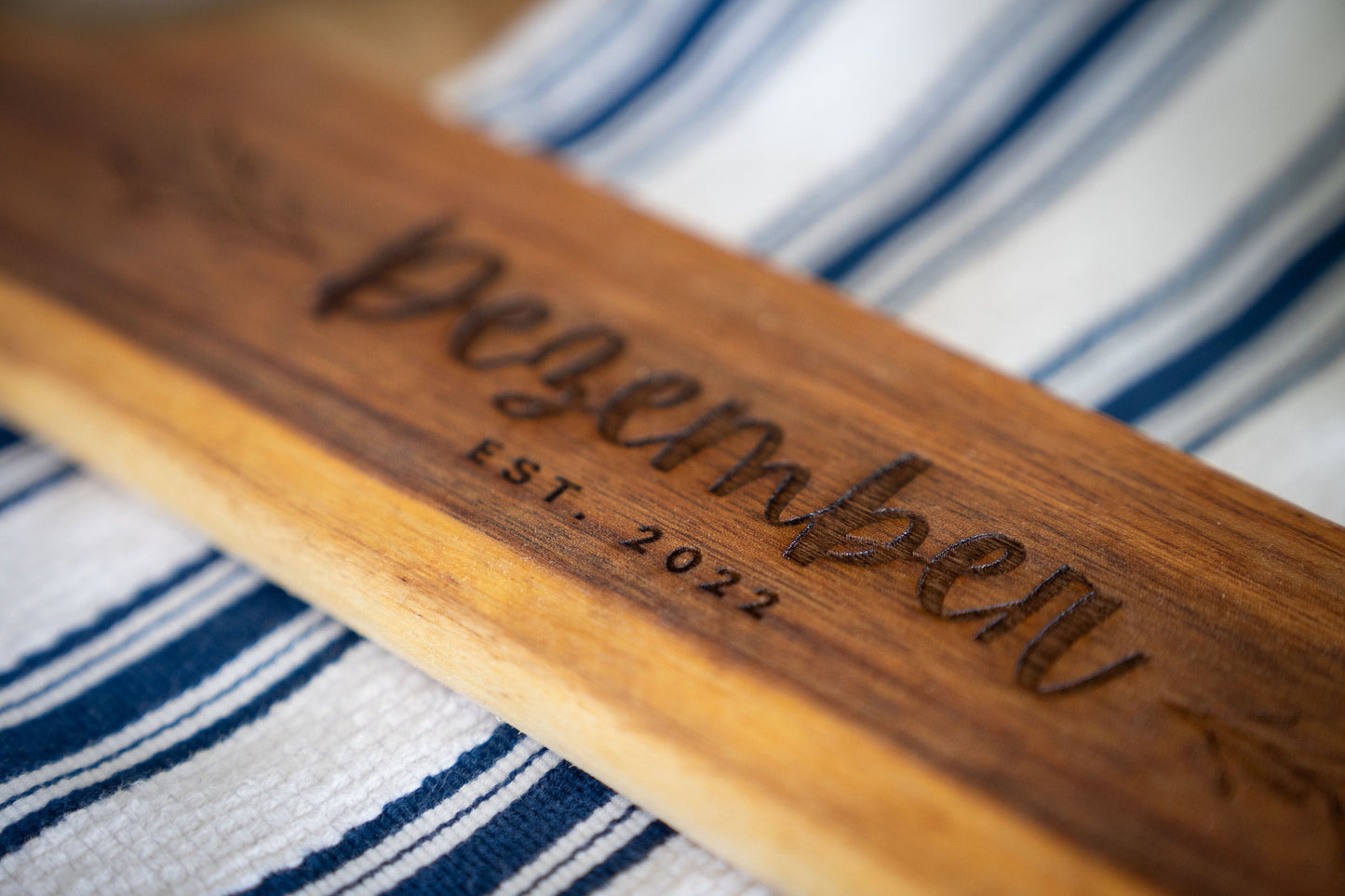 Engraved Wooden Cutting Board, Personalized Wedding Gift