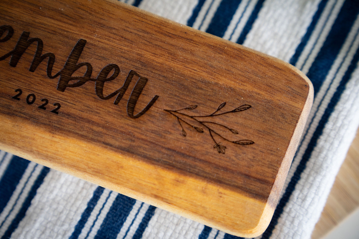 Engraved Wooden Cutting Board, Personalized Wedding Gift