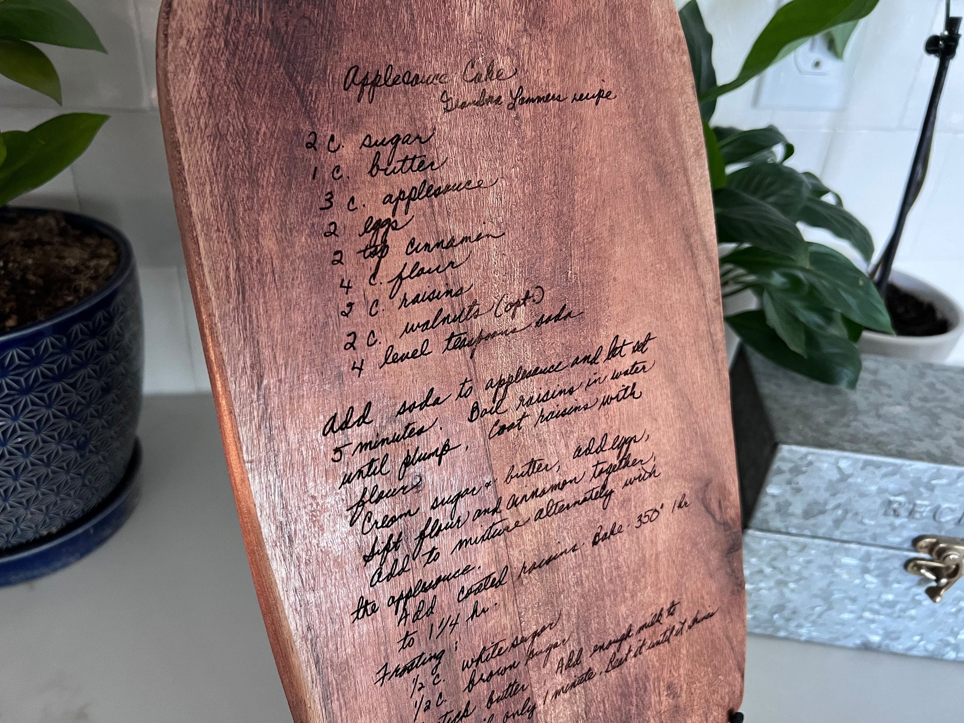 Handwritten Recipe Title - Digital Creation