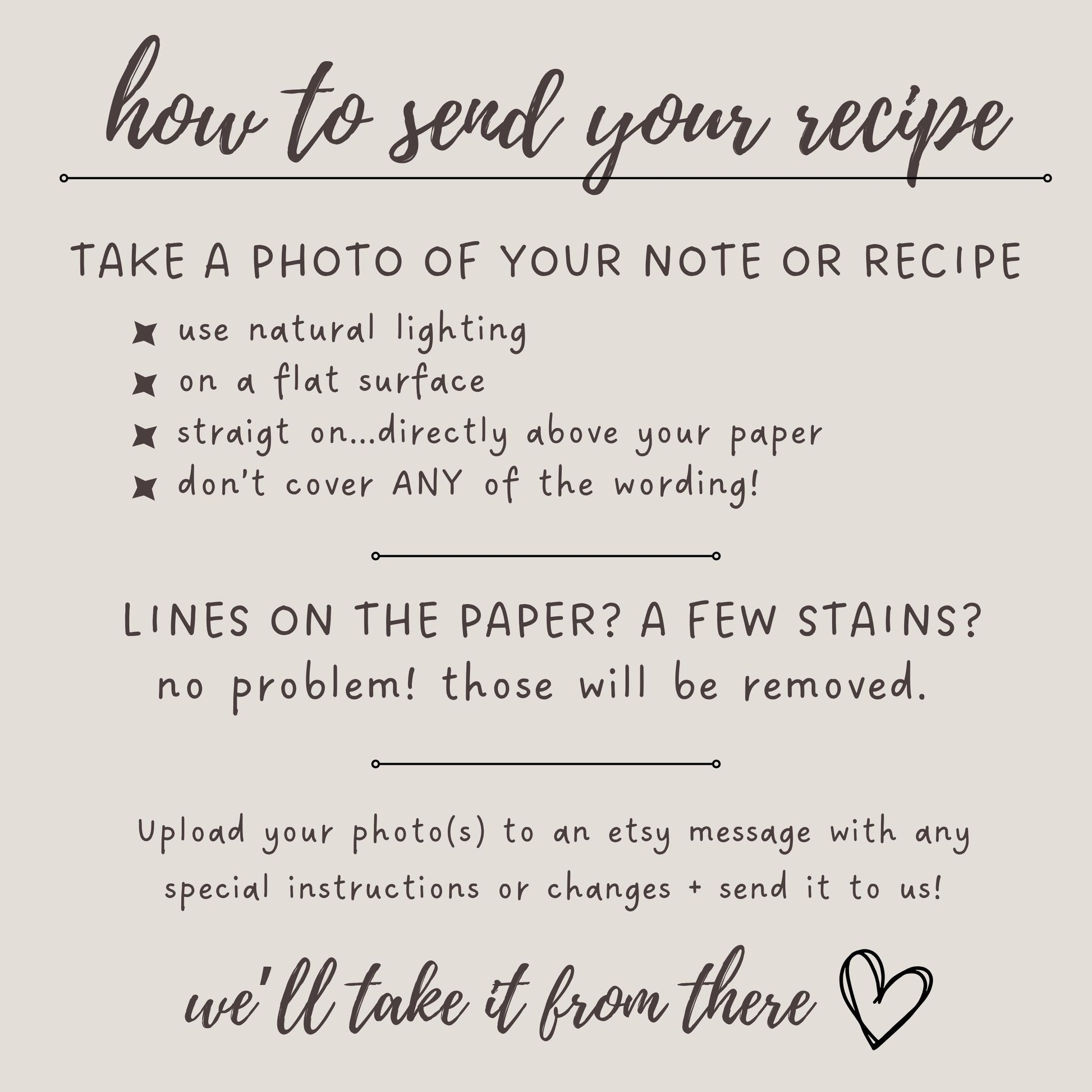 Custom handwritten recipe display on wood cutting board, perfect for kitchen decor and wall decoration. Laser engraving preserves family heirlooms and grandmother keepsakes as heritage kitchen art. A unique memorial gift idea featuring personalized design and engraving for a timeless display and keepsake.