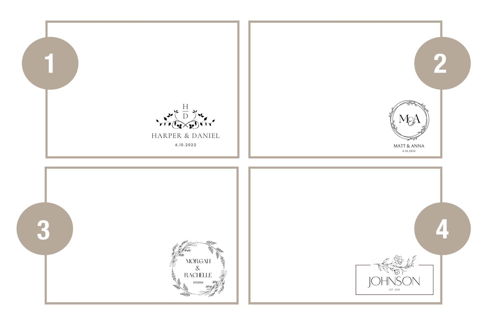 Personalized Engraved Hickory Charcuterie Board - Wedding Gift