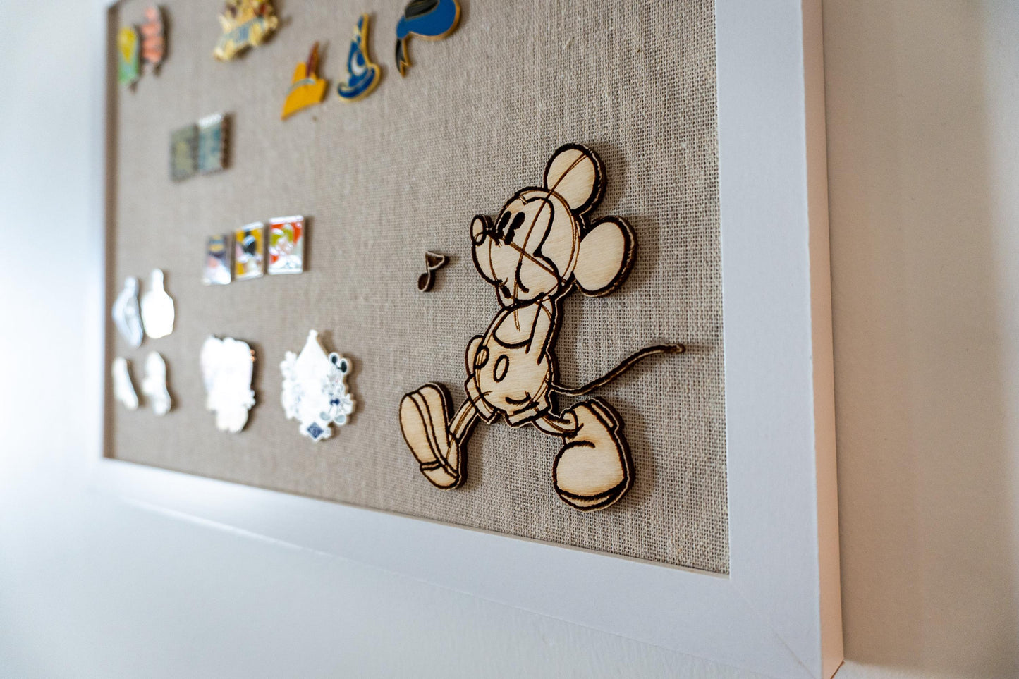 Disney Inspired Pin Trading Board With Laser Cut Character Of Your Choice