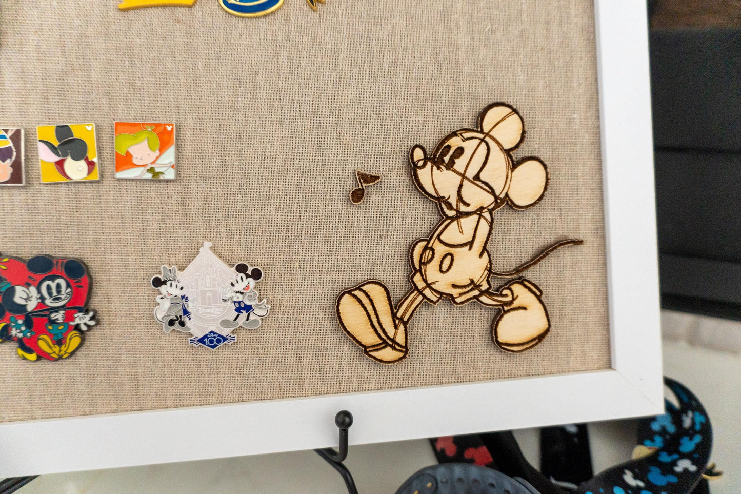 Disney Inspired Pin Trading Board With Laser Cut Character Of Your Choice