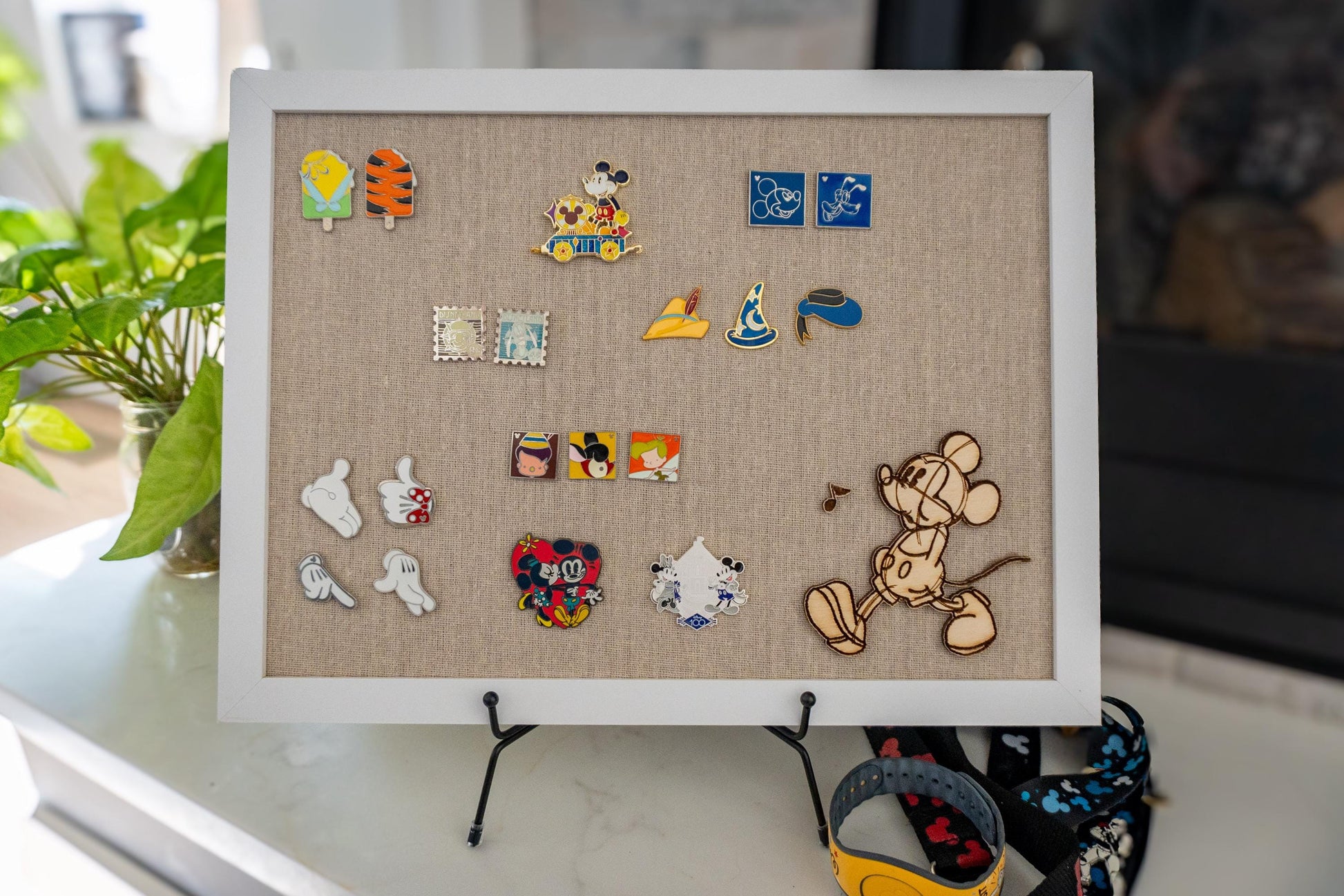 Disney Inspired Pin Trading Board With Laser Cut Character Of Your Choice