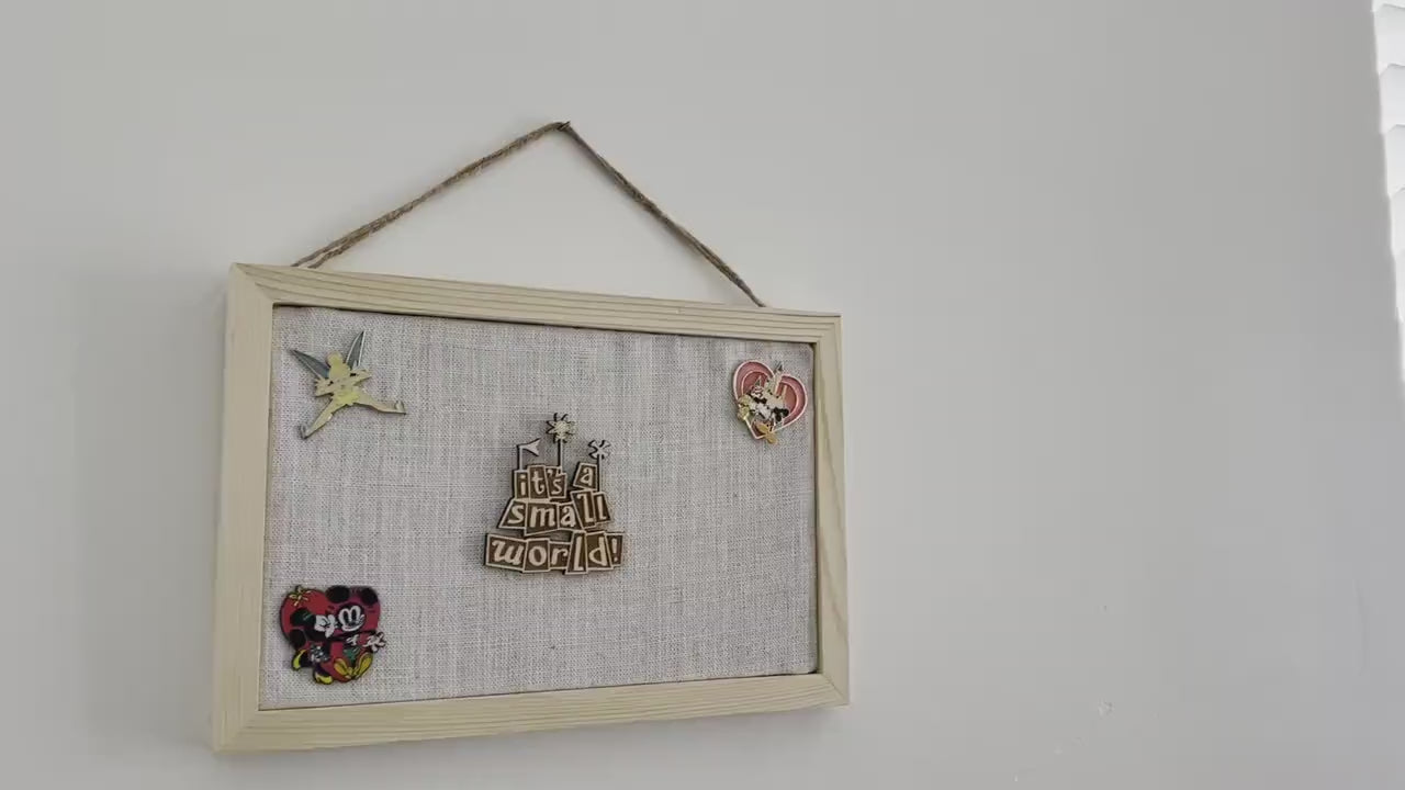 Pin Trading Board Small World, perfect for Pin Traders to display those Disney hidden mickey pins