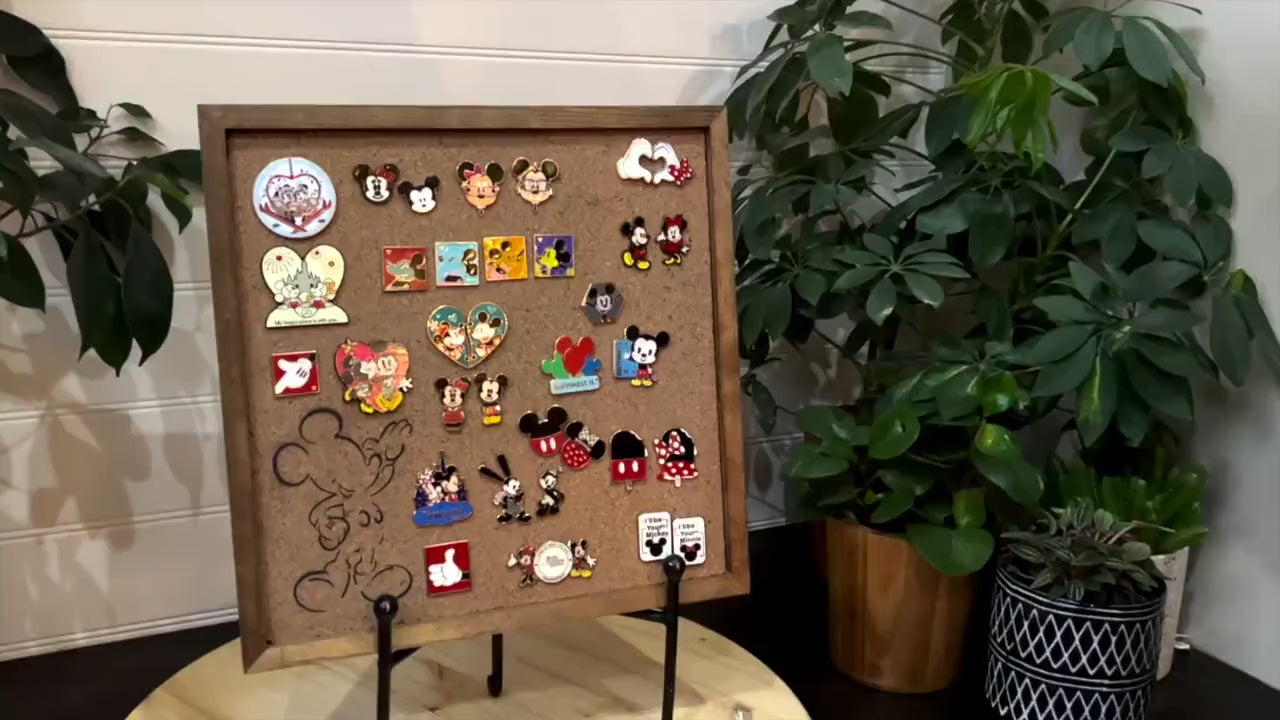 Disney Inspired Pin Trading Board | Pin Trader Board | Pin Display Board | Pin Trading | Pin Trading Cork Board | Pin Trading Book