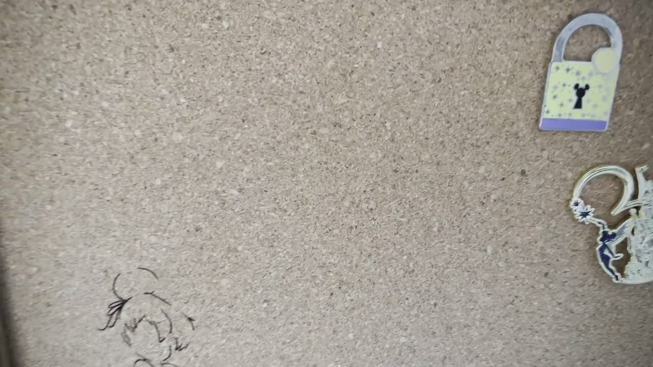 8"x12" - Disney Inspired Pin Trading Board | Pin Trader Board | Pin Display Board | Pin Trading | Pin Trading Cork Board | Pin Trading Book