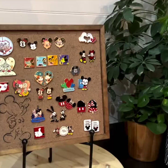 Disney Inspired Pin Trading Board | Pin Trader Board | Pin Display Board | Pin Trading | Pin Trading Cork Board | Pin Trading Book